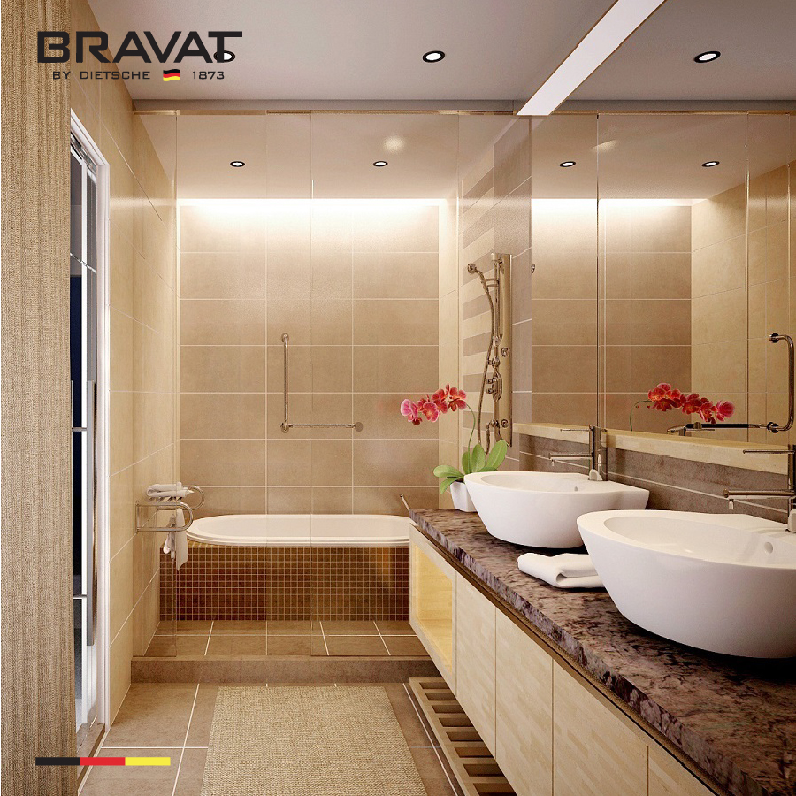 Bravat Miền Bắc chia sẻ vấn đề phong thủy trong không gian phòng tắm