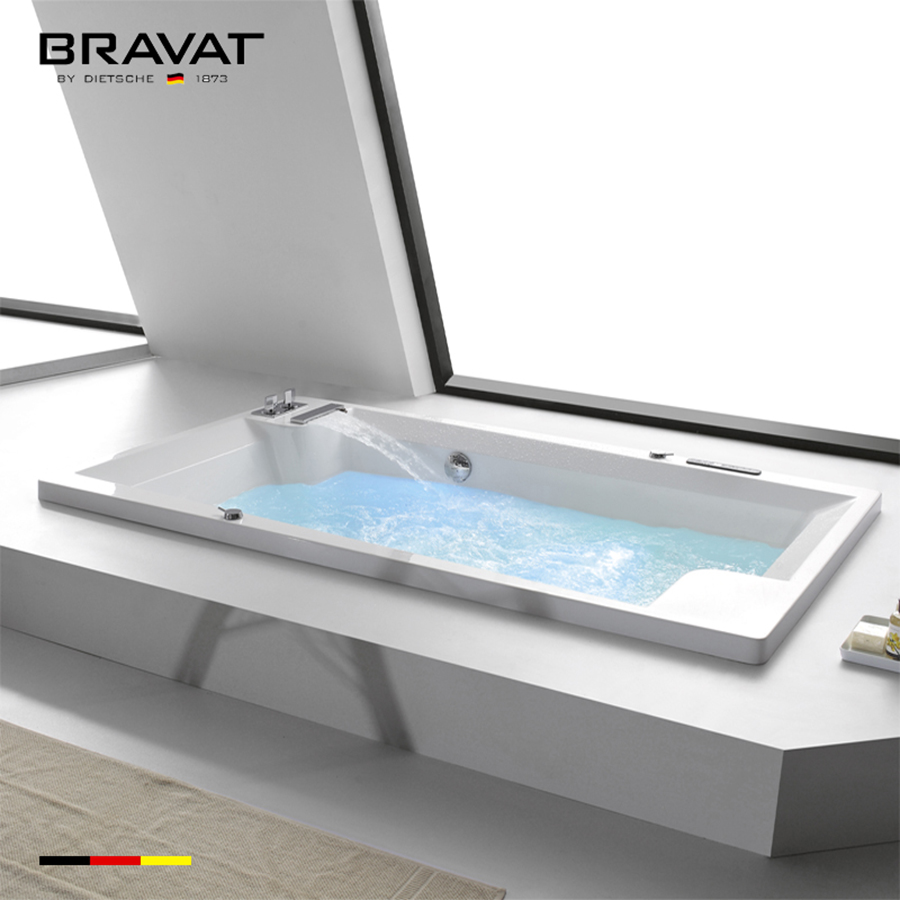 bồn tắm massage Bravat