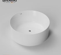 Bồn tắm đặt sàn hay xây bệ - bồn tắm đặt sàn Bravat B255173W-1-ENG