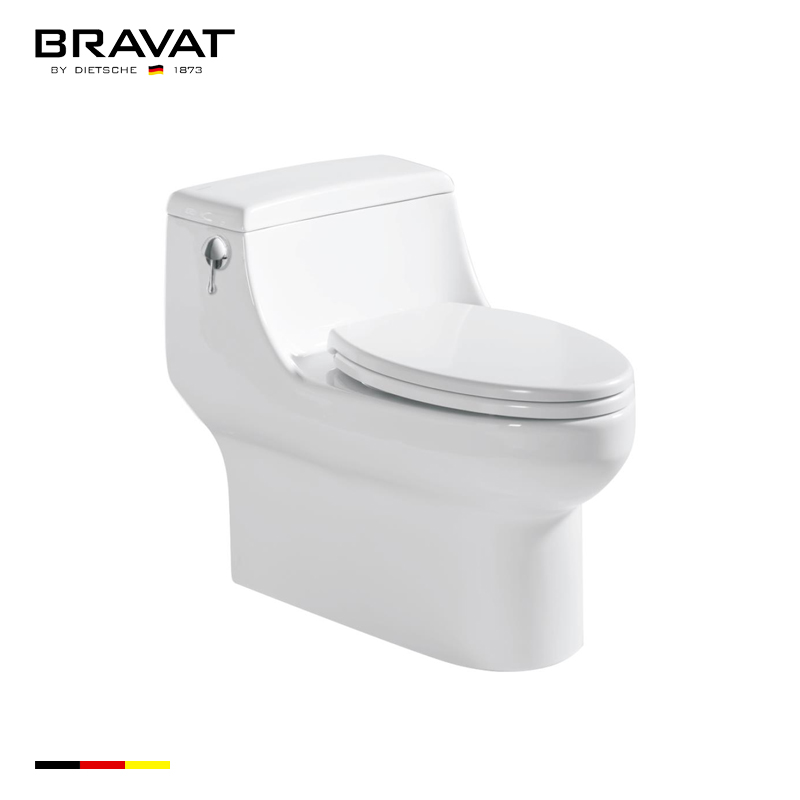 bồn cầu một khối cao cấp - mẫu bồn cầu nhỏ gọn Bravat
