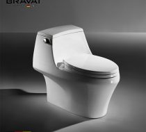 bồn cầu một khối xả mạnh - mẫu Bravat C21120XUW-3CS