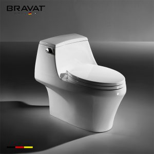 bồn cầu một khối xả mạnh - mẫu Bravat C21120XUW-3CS