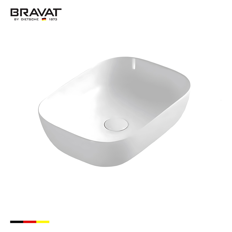 lavabo Hà Nội - mẫu lavabo đặt bàn Bravat C22597W