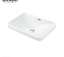 lavabo là gì - mẫu chậu rửa dương vành Bravat C22332W