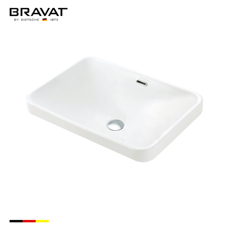 lavabo là gì - mẫu chậu rửa dương vành Bravat C22332W