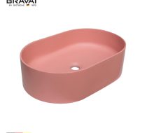 lavabo treo tường - mẫu chậu rửa Bravat